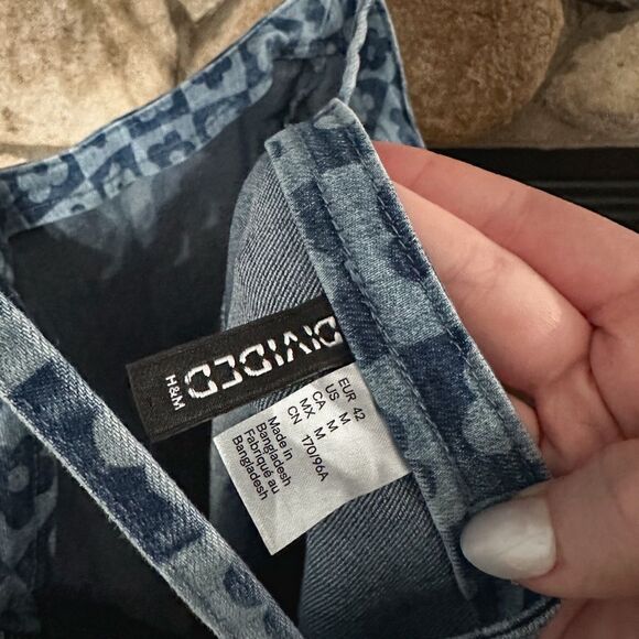 Divided denim dress  - Picture 12 of 14